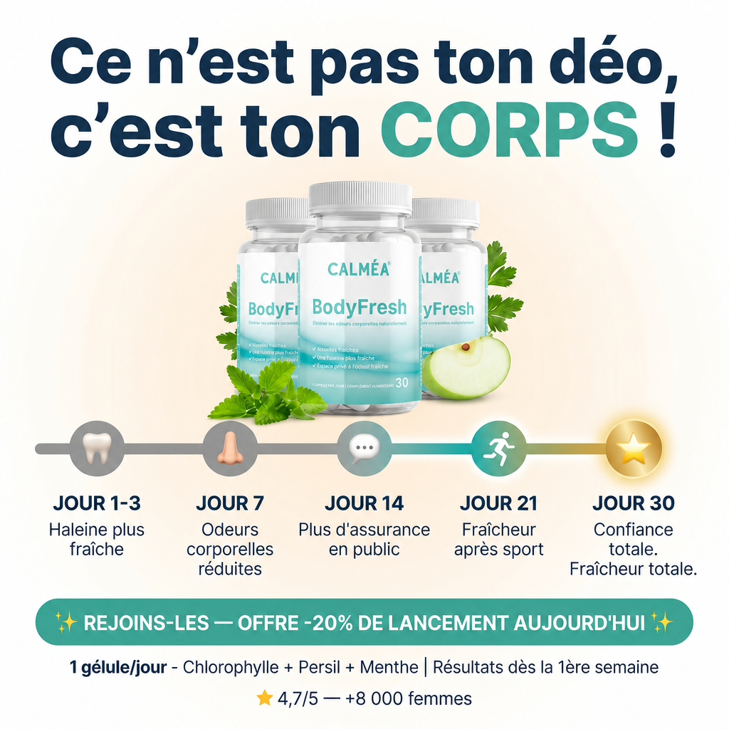 BodyFresh - Complément anti-odeur