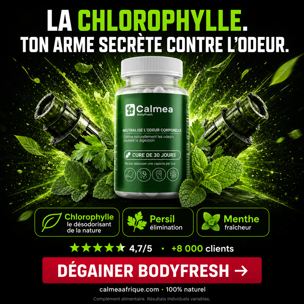 BodyFresh Vert - Les capsules de chlorophylle éliminent les odeurs corporelles