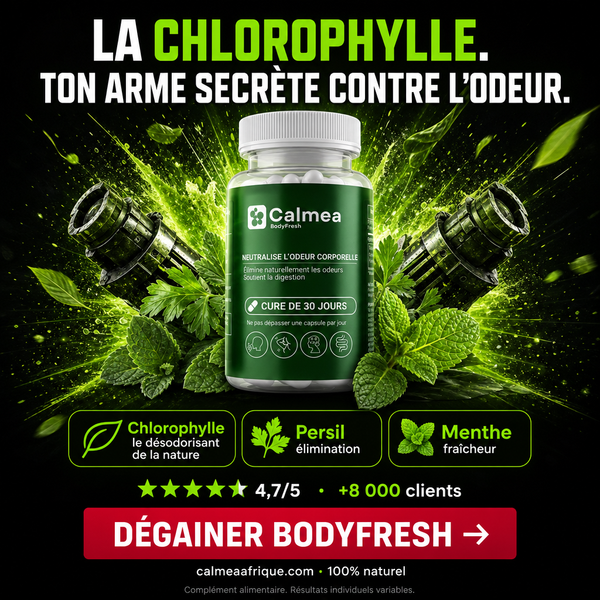 BodyFresh Vert - Les capsules de chlorophylle éliminent les odeurs corporelles